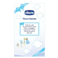 Fiocco Nascita|Chicco Annuncio Nascita - Fiocco Azzurro