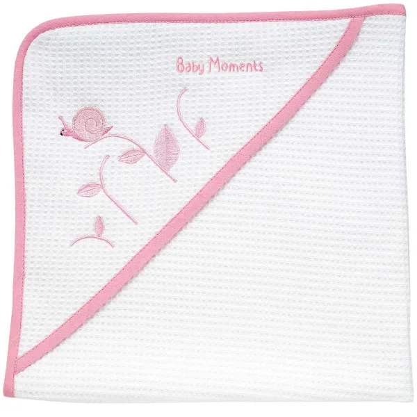 Cura E Accessori Bagnetto|Chicco Asciugamano Neonato Tenera Lumachina Rosa