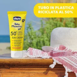 Protezione Estate|Chicco Baby Moments Sun - Crema Solare Spf 50+ 75 Ml.