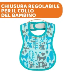 Bavaglini|Chicco Bavaglini Pappa 6M+ 3Pz Light Blue
