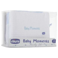 Set Cosmetica|Chicco Beauty Baby Moments Con Zip Azzurro