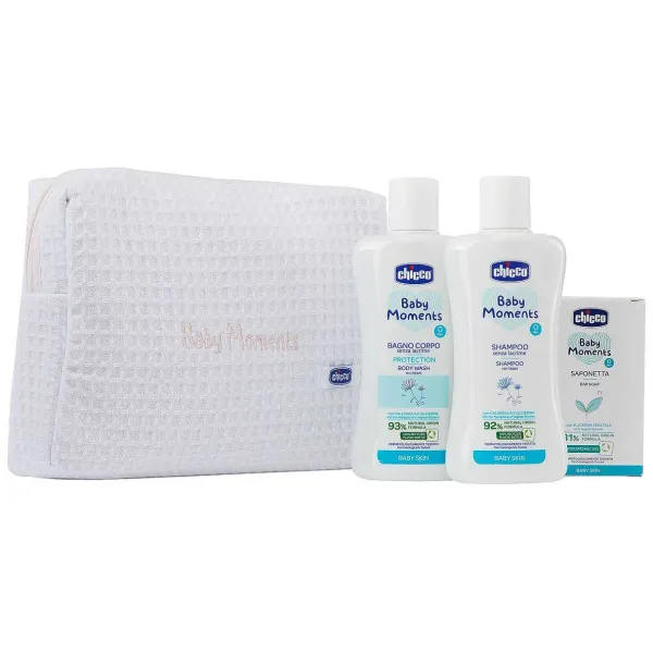 Set Cosmetica|Chicco Beauty Baby Moments Con Zip Rosa