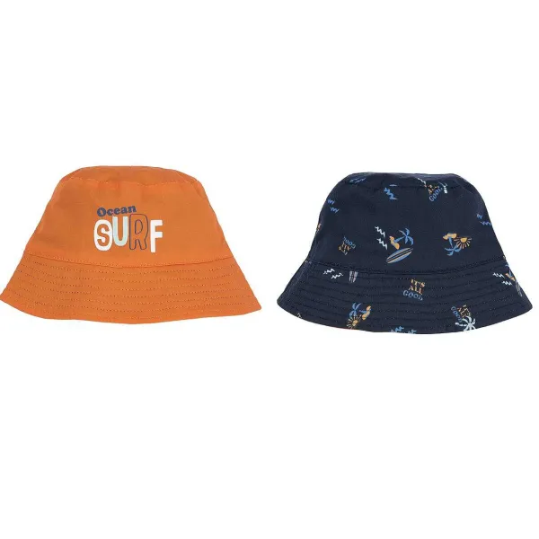 Cappelli, Guanti E Sciarpe|Chicco Cappello Reversibile Arancio Medio