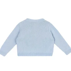 Cardigan|Chicco Cardigan In Maglia Azzurro Chiaro