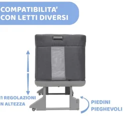 Culle E Lettini|Chicco Next2Me Forever Lettino Cosleeping Slate Grey