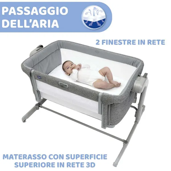 Culle E Lettini|Chicco Next2Me Magic Evo Culla Cosleeping Dark Grey