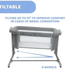 Culle E Lettini|Chicco Next2Me Magic Evo Culla Cosleeping Grey Mist