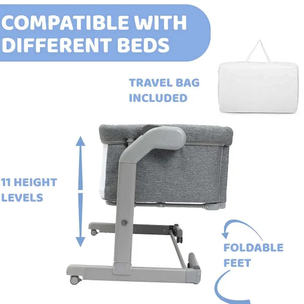 Culle E Lettini|Chicco Next2Me Magic Evo Culla Cosleeping Grey Mist