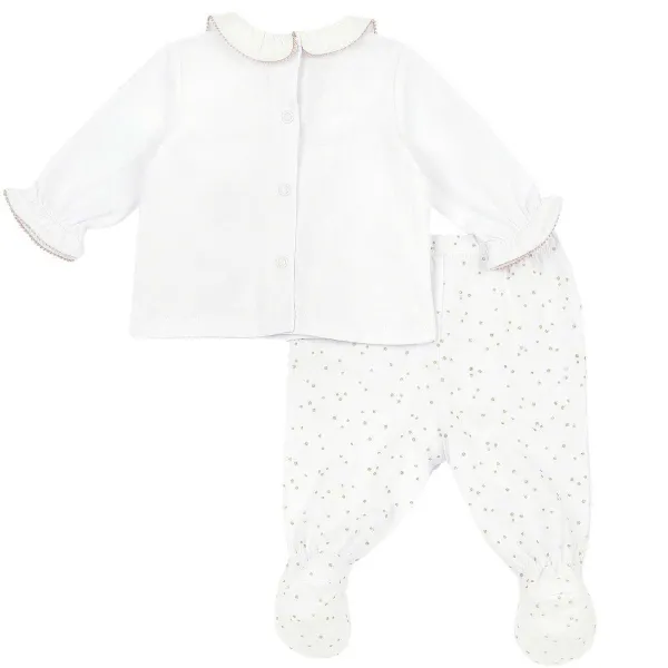 Completi|Chicco Completo Maglia E Pantaloni Con Piedini