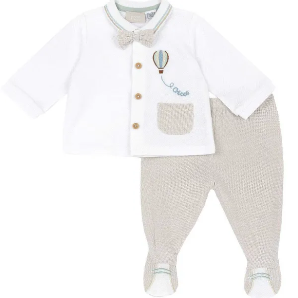 Completi|Chicco Completo Maglia E Pantaloni Con Piedini