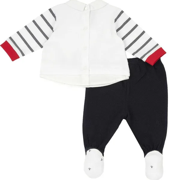 Completi|Chicco Completo Maglia E Pantaloni Con Piedini