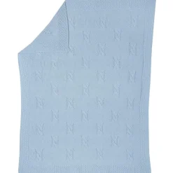 Copertine|Chicco Coperta Carrozzina In Maglia Azzurro Chiaro