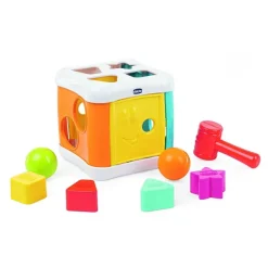 Incastri E Impilabili|Chicco Cubo Incastra & Martella 2 In 1