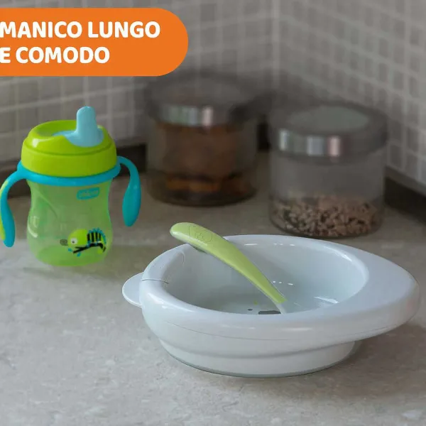 Piatti E Posate|Chicco Cucchiaio In Morbido Silicone 6M+ Rosa