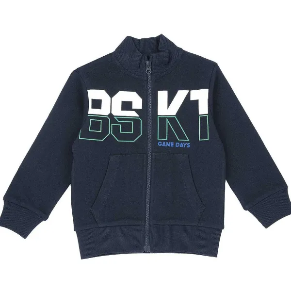 Cardigan|Chicco Felpa Con Zip Blu Scuro