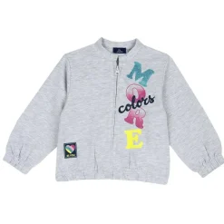 Cardigan|Chicco Felpa Con Zip Grigio Chiaro