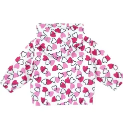 Giacche|Chicco Giubbino Antivento Con Cappuccio Bianco E Rosa