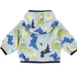 Giacche|Chicco Giubbino Antivento Con Cappuccio Grigio Chiaro