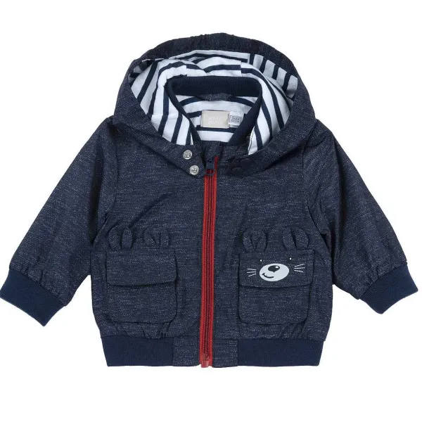 Giacche|Chicco Giubbino Con Cappuccio Staccabile