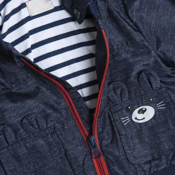 Giacche|Chicco Giubbino Con Cappuccio Staccabile