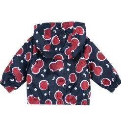 Giacche|Chicco Giubbino Con Volant E Fantasia All Over - Poliestere Riciclato Blu Stampato