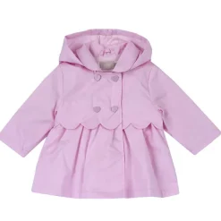 Giacche|Chicco Giubbino Di Tessuto Tecnico Con Cappuccio Removibile Rosa Chiaro