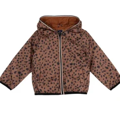Giacche|Chicco Giubbino Fantasia All Over Maculata - Poliestere Riciclato Marrone Stampato
