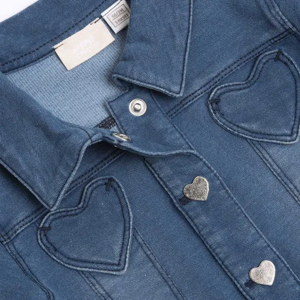 Giacche|Chicco Giubbino Felpa Effetto Denim