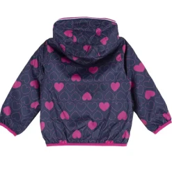 Giacche|Chicco Giubbino Impermeabile Di Poliestere Riciclato Blu Stampato