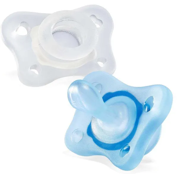 Succhietti Physioforma|Chicco Gommotto Physioforma® Minisoft 0-2M (2 Pcs) Light Blue