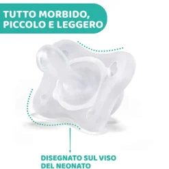 Succhietti Physioforma|Chicco Gommotto Physioforma® Minisoft 0-2M (2 Pcs) Light Blue