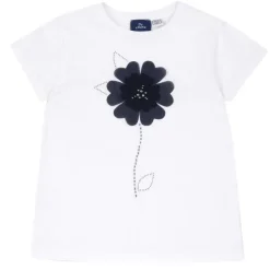 T-Shirt|Chicco Maglietta Con Fiore Applicato