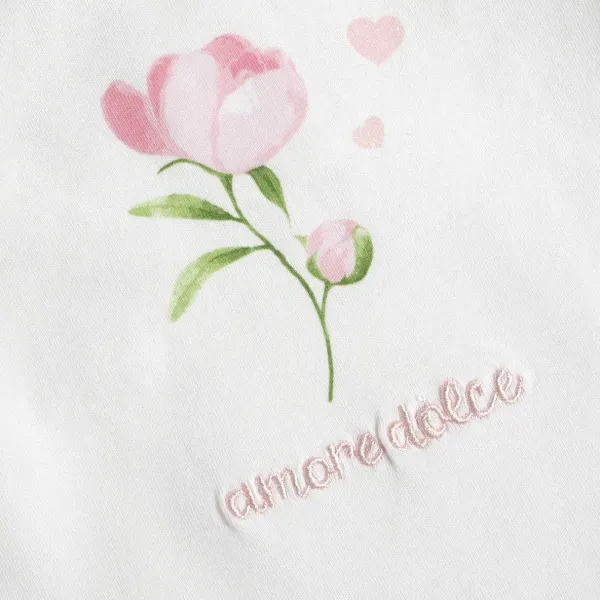 T-Shirt|Chicco Maglietta Con Stampa E Ricamo