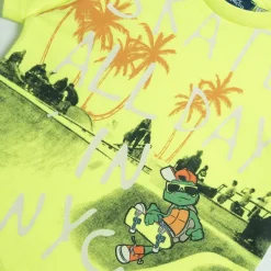 T-Shirt|Chicco Maglietta Manica Corta Base Giallo Fluo