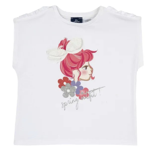 T-Shirt|Chicco Maglietta Manica Mini Con Stampa