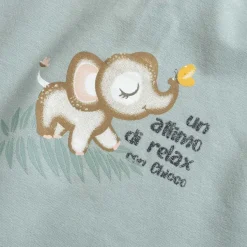 T-Shirt|Chicco Maglietta Verde Salvia Con Volants