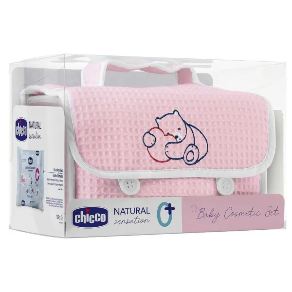 Set Cosmetica|Chicco Natural Sensation Baby Cosmetic Set Rosa