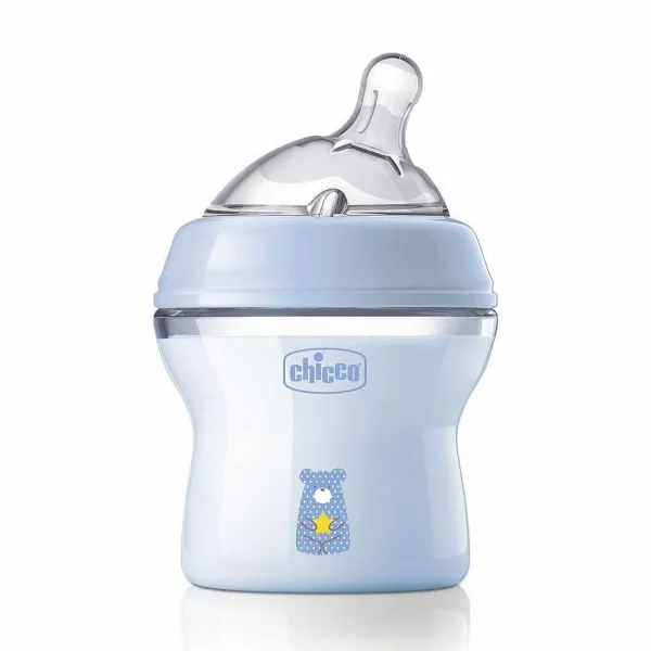 Biberon|Chicco Naturalfeeling Biberon 0M+ 150Ml Flusso Lento Azzurro