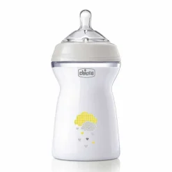 Biberon|Chicco Naturalfeeling Biberon 6M+ 330Ml Flusso Veloce Grigio