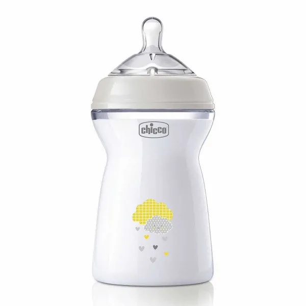 Biberon|Chicco Naturalfeeling Biberon 6M+ 330Ml Flusso Veloce Grigio