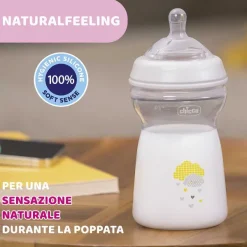 Biberon|Chicco Naturalfeeling Biberon 6M+ 330Ml Flusso Veloce Azzurro