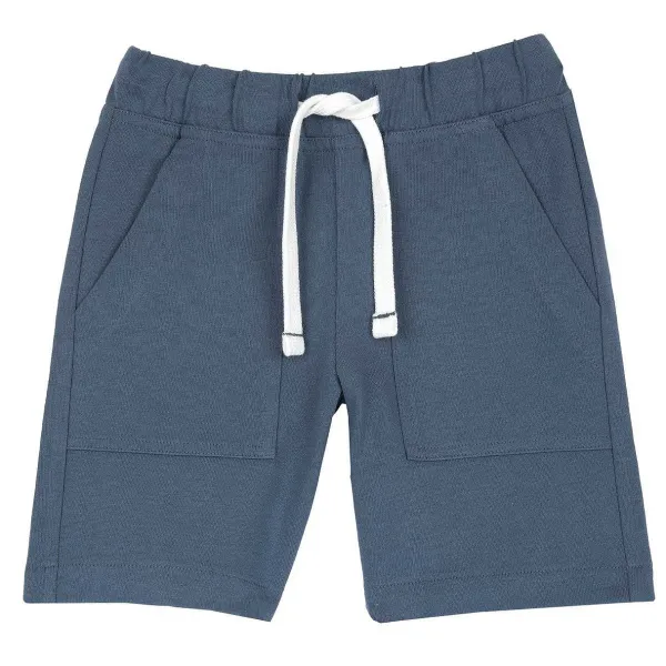 Pantaloni|Chicco Pantaloni Corti Tinta Unita Azzurro Medio