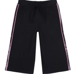 Pantaloni|Chicco Pantaloni In Felpa Con Bande Laterali Nero