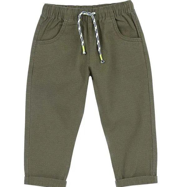 Pantaloni|Chicco Pantaloni Lunghi Modello Cargo Verde Scuro