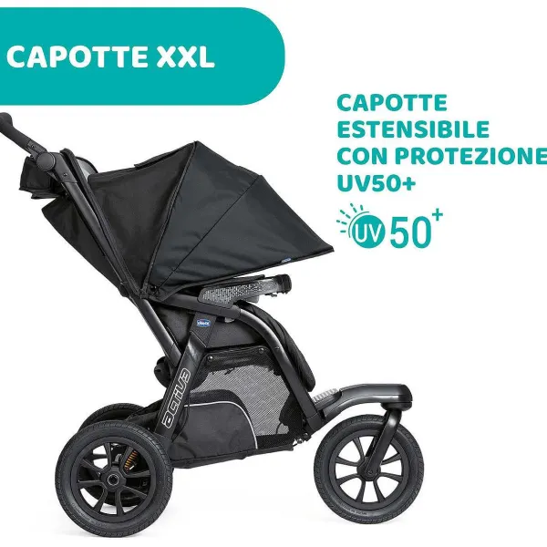 Passeggini|Chicco Passeggino Activ3 Jet Black