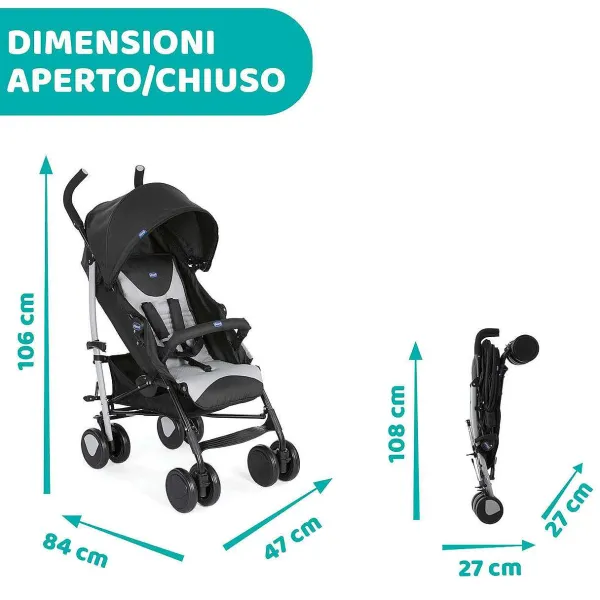 Passeggini|Chicco Passeggino Echo Stone
