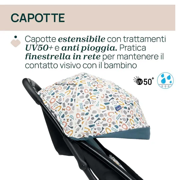 Passeggini|Chicco Passeggino Glee Joyful Teal