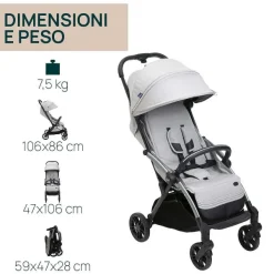 Passeggini|Chicco Passeggino Goody Xplus Pearl Grey