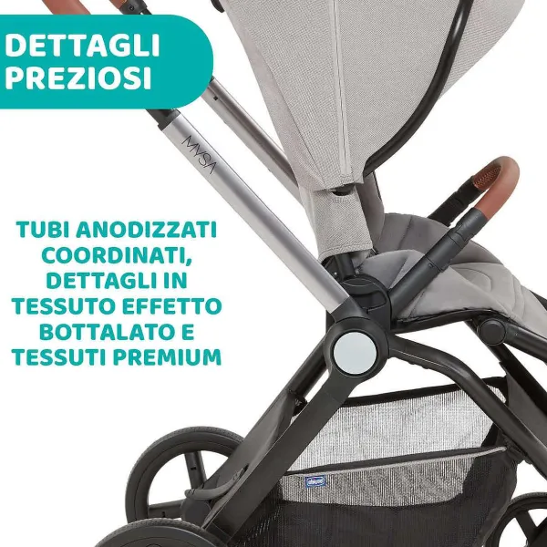 Passeggini|Chicco Passeggino Mysa Silver Grey