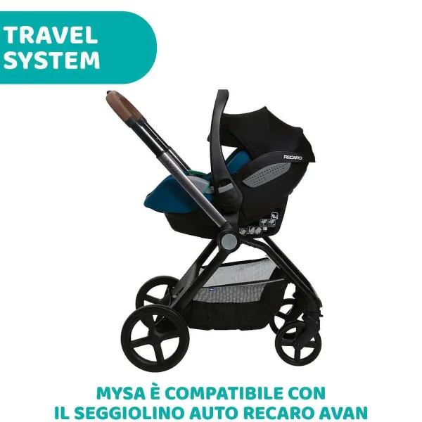 Passeggini|Chicco Passeggino Mysa Silver Grey